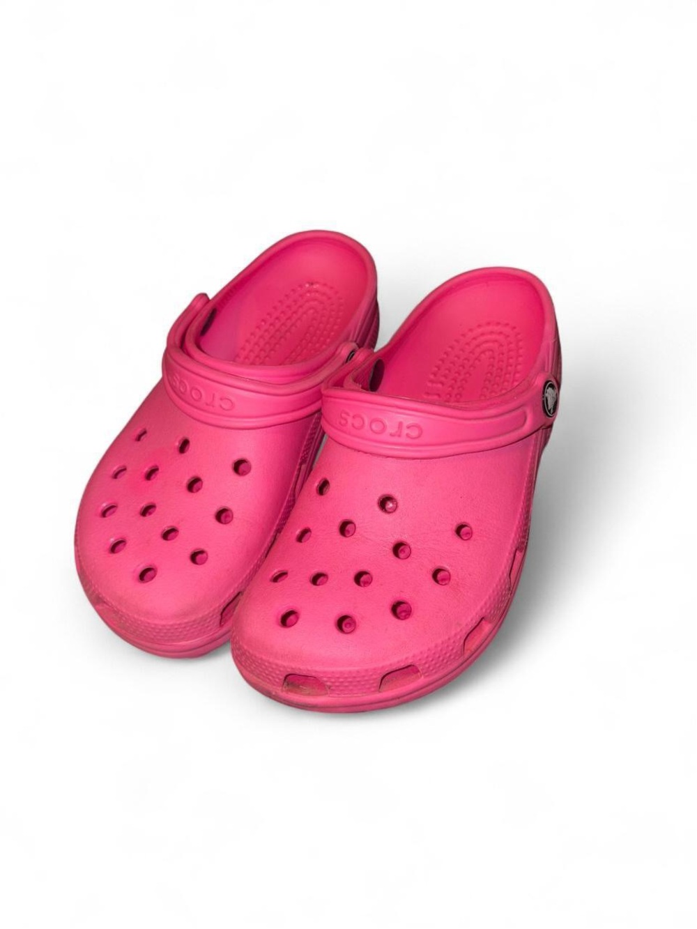 Crocs Classic Clog Shoes in Bright Pink